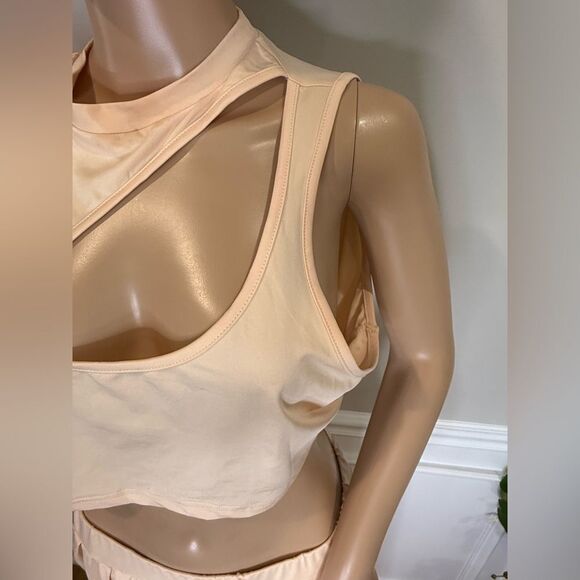 NWOT Chic peach Two-Piece pants Set - Picture 5 of 5